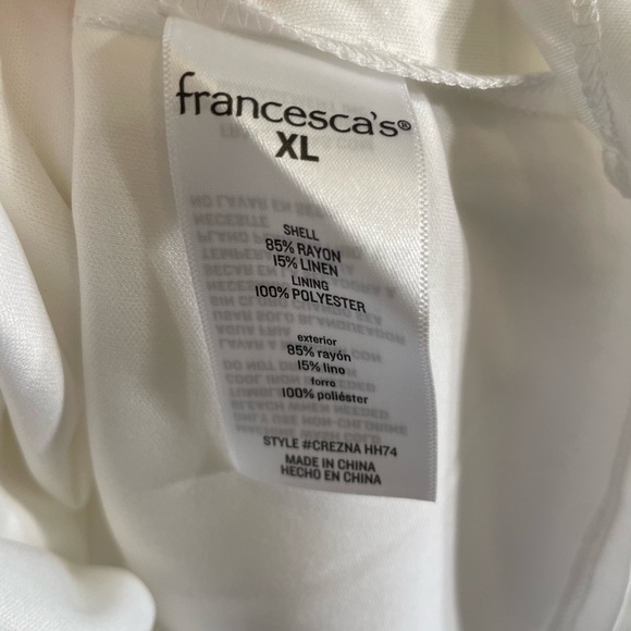 Francesca's Collections White XL Dress - Picture 6 of 7